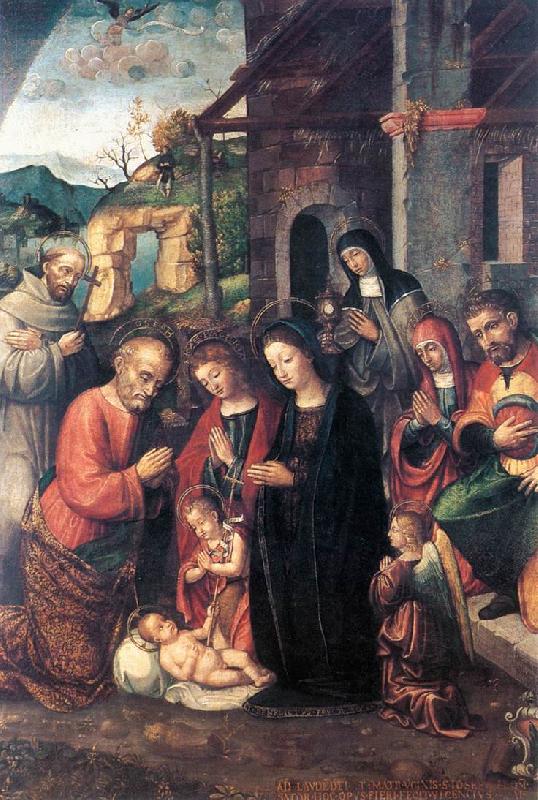 FASOLO, Bernardino Nativity se